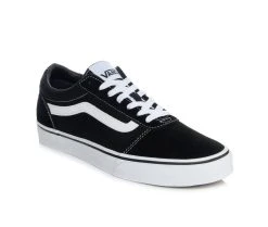 Men's Vans Ward Skate Shoes Black/Wht Suede 4 Men's Vans Ward Skate Shoes Black/Wht Suede -Skechers Sales Store 2 157