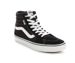 Men's Vans Filmore High-Top Skate Shoes Blk/Wht Suede 4 Men's Vans Filmore High-Top Skate Shoes Blk/Wht Suede -Skechers Sales Store 2 179