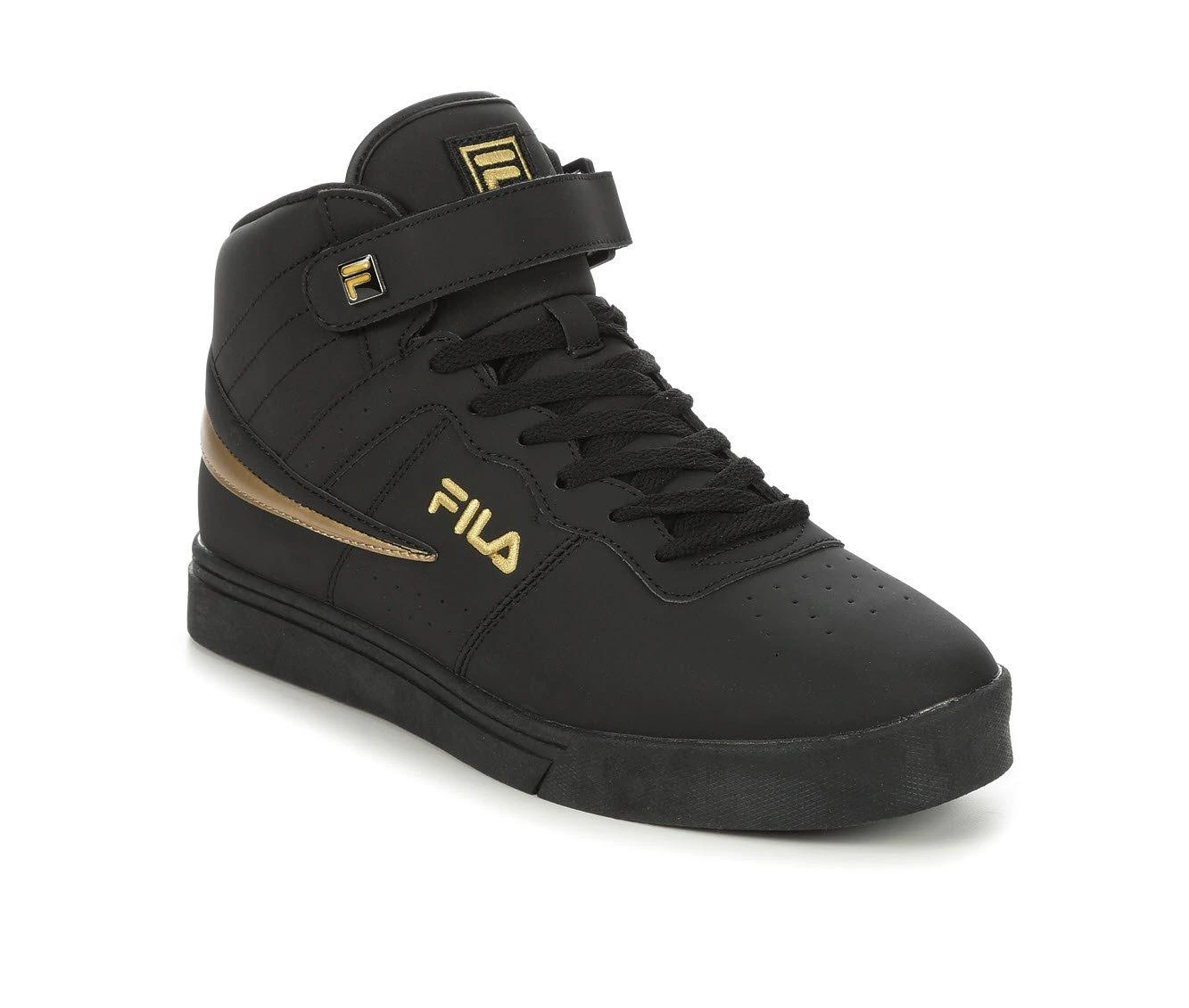 Men's Fila Vulc 13 MP Matte Sneakers Men's Fila Vulc 13 MP Matte Sneakers Black/Met Gold -Skechers Sales Store 2 181