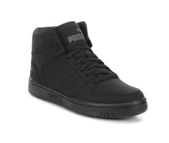 Men's Puma Rebound LayUp Buck High-Top Sneakers Black/Black -Skechers Sales Store 2 189