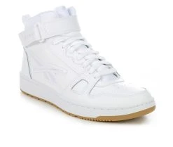 Men's Reebok Resonator Mid Strap Basketball Shoes White/Gum -Skechers Sales Store 2 206