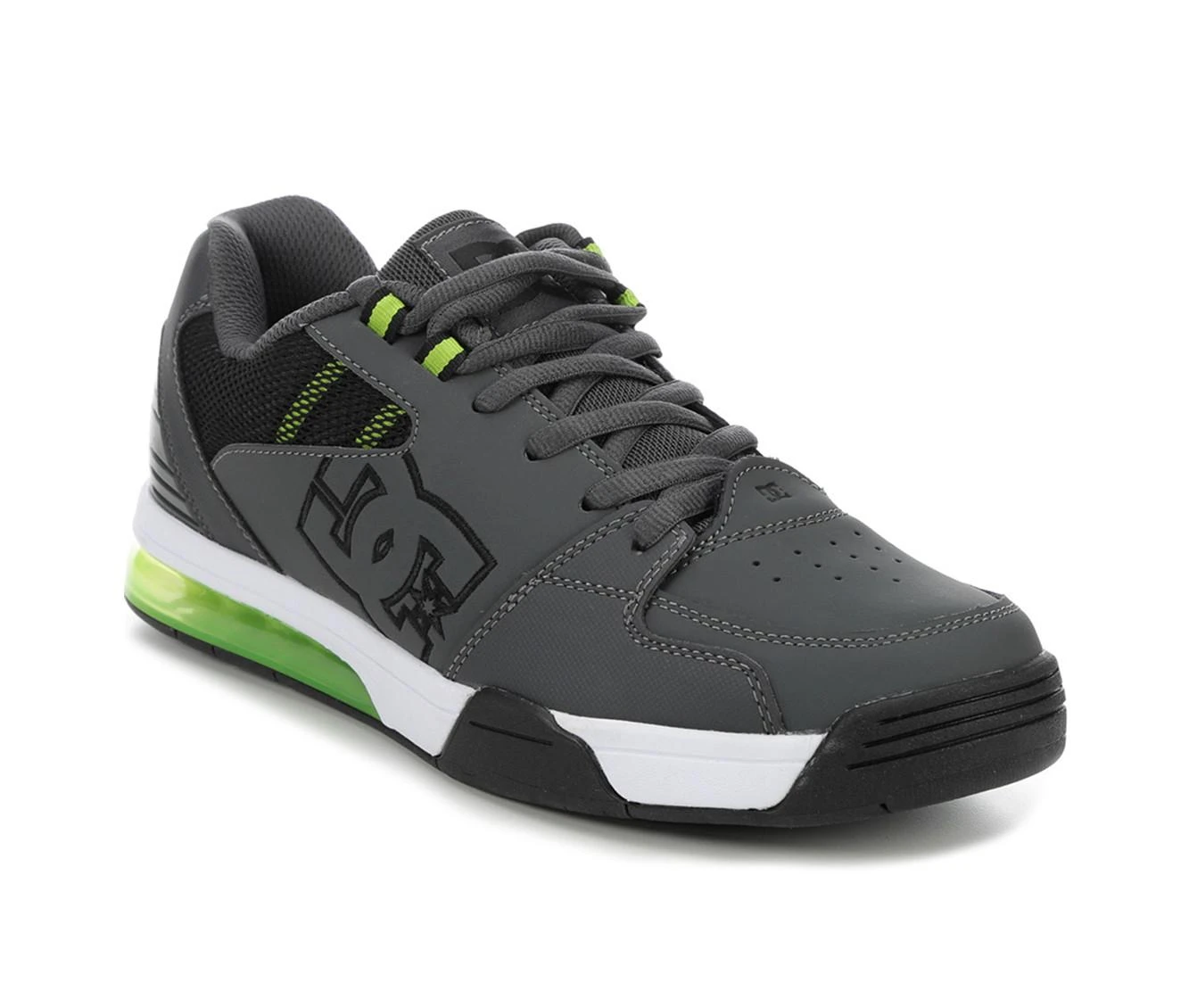 Men's DC Versatile Skate Shoes Men's DC Versatile Skate Shoes Grey/Blk/Volt -Skechers Sales Store 2 209