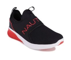 Men's Nautica Coaster Slip-On Sneakers Black/Red -Skechers Sales Store 2 215