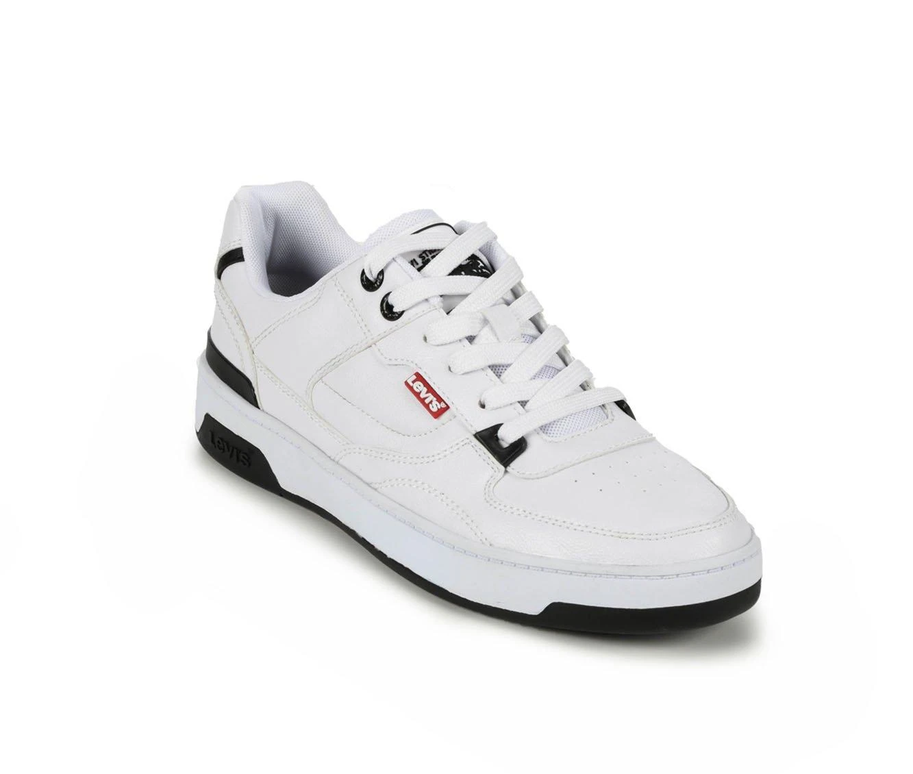 Men's Levis 521 Mod Lo Pebbled UL Casual Shoes Men's Levis 521 Mod Lo Pebbled UL Casual Shoes White/Black -Skechers Sales Store 2 219