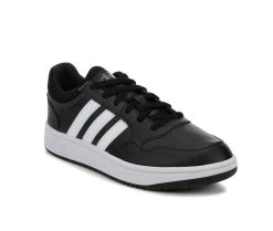 Men's Adidas Hoops 3.0 Sneakers Black/White/Gry -Skechers Sales Store 2 245
