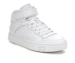 Men's Fila MGX-100 Mid Sneakers White Mono -Skechers Sales Store 2 248