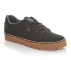 Men's DC Anvil TX Skate Shoes Black Gum -Skechers Sales Store 2 270