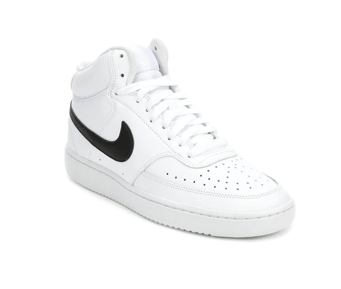 Men's Nike Court Vision Mid Sneakers Men's Nike Court Vision Mid Sneakers Wht/Blk/Wht -Skechers Sales Store 2 273