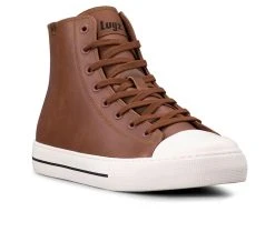 Men's Lugz Stagger Hi Lx High-Top Sneakers Chestnut/White -Skechers Sales Store 2 278