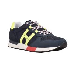 Men's Tommy Hilfiger Amani Casual Sneakers Navy/Yellow -Skechers Sales Store 2 339