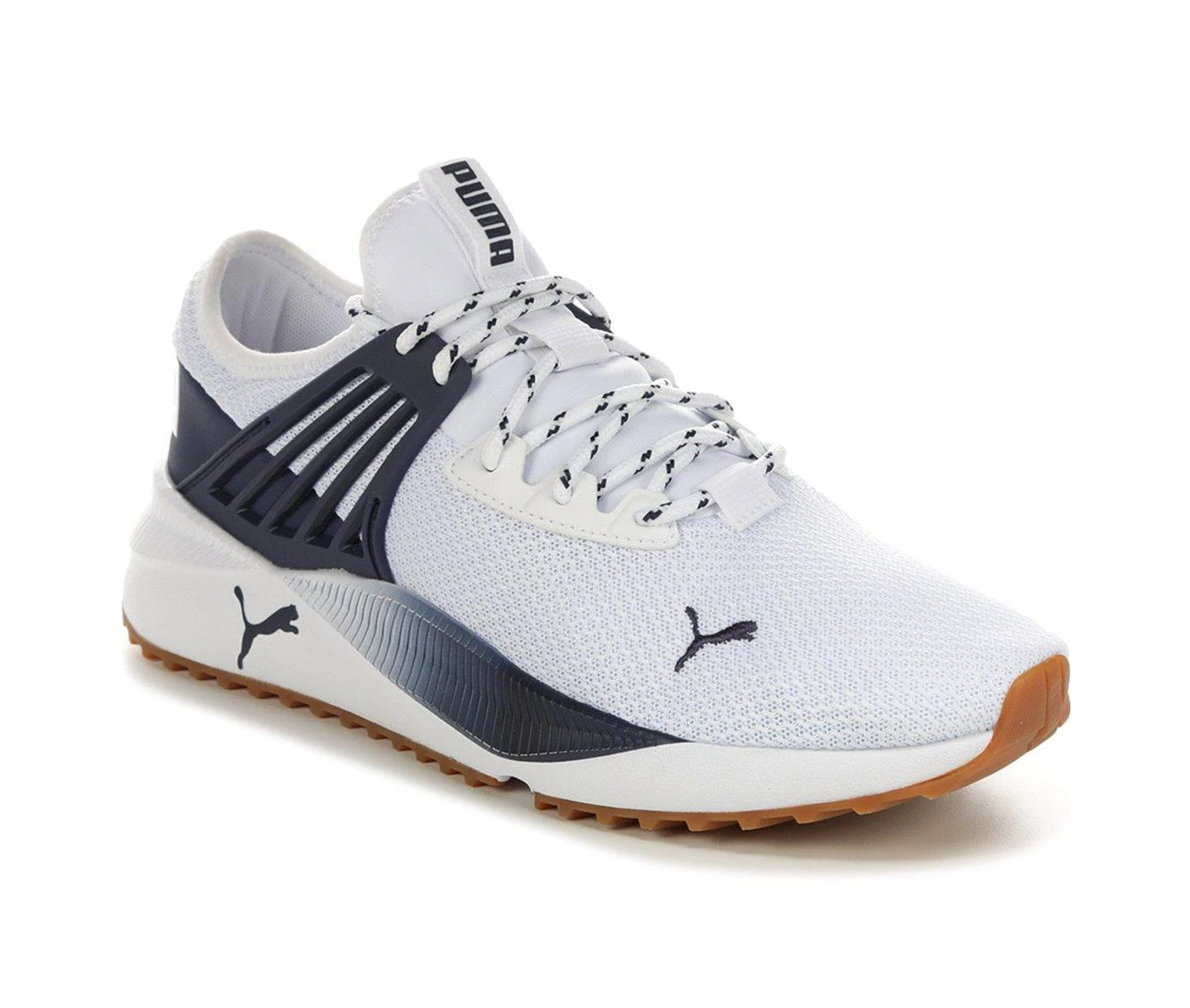 Men's Puma Pacer Future Alumni Slip-On Sneakers Navy/White 5 Men's Puma Pacer Future Alumni Slip-On Sneakers Navy/White - Image 3