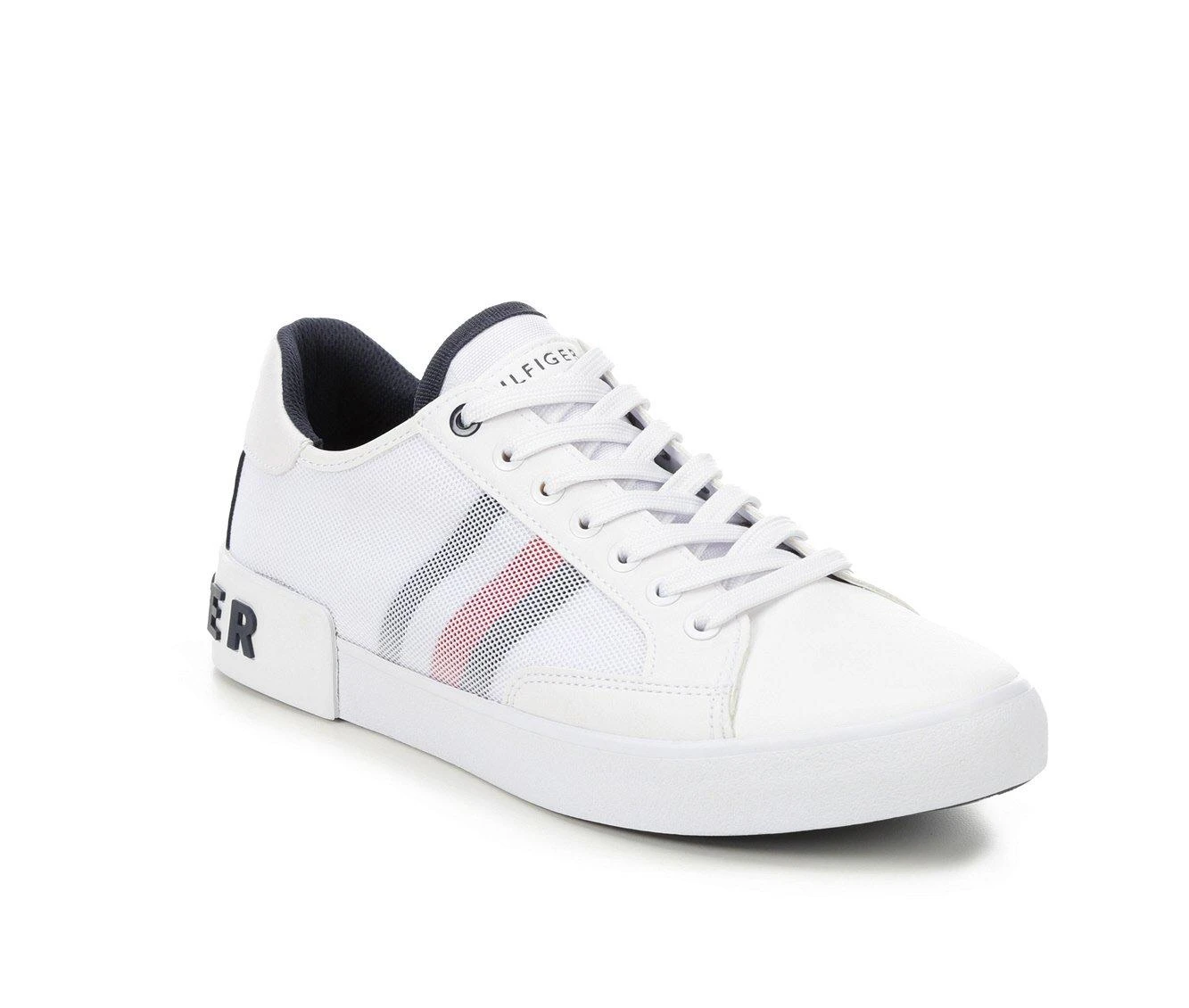 Men's Tommy Hilfiger Rojo Sneakers Men's Tommy Hilfiger Rojo Sneakers White/Navy -Skechers Sales Store 2 357