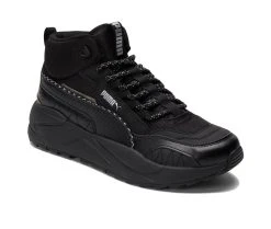 Men's Puma X-Ray 2 Square Mid Winter Sneakers Black/Silver -Skechers Sales Store 2 391