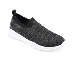 Men's Vance Co. Pierce Slip-On Sneakers Black -Skechers Sales Store 2 406