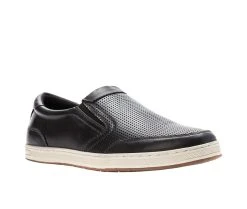 Men's Propet Logan Slip-On Shoes Black 4 Men's Propet Logan Slip-On Shoes Black -Skechers Sales Store 2 413
