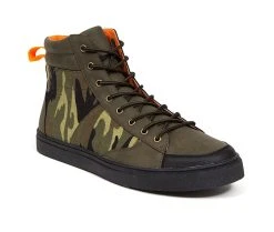 Men's Deer Stags Blaze High-Top Sneaker Boots Olive Camo -Skechers Sales Store 2 414