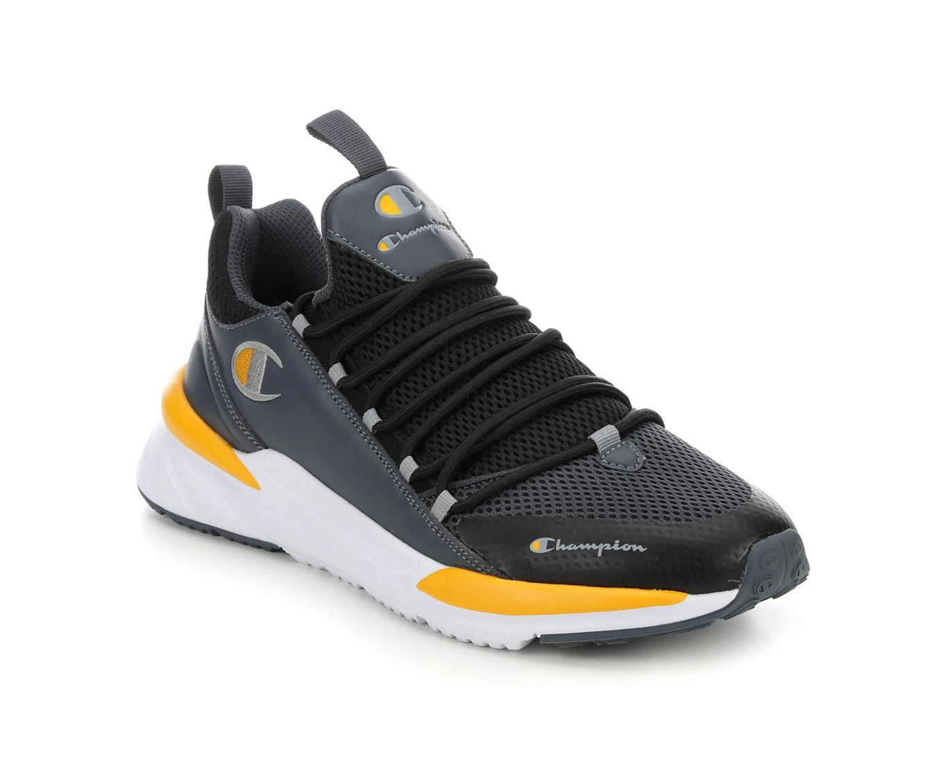 Men's Champion Kinna Verve Sneakers Men's Champion Kinna Verve Sneakers Blk/Yellow/Grey -Skechers Sales Store 2 46