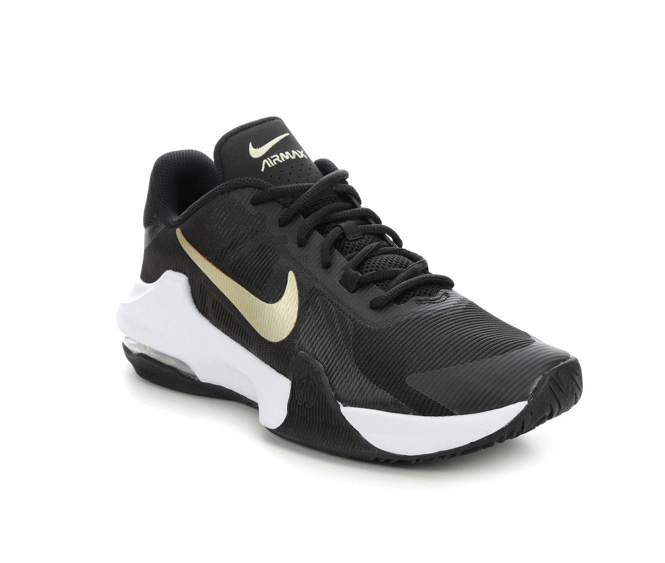 Men's Nike Air Max Impact 4 Basketball Shoes Men's Nike Air Max Impact 4 Basketball Shoes Black/Gold/Whit -Skechers Sales Store 2 497