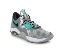Men's Nike Renew Elevate II Basketball Shoes Grey/Blk/Green -Skechers Sales Store 2 499