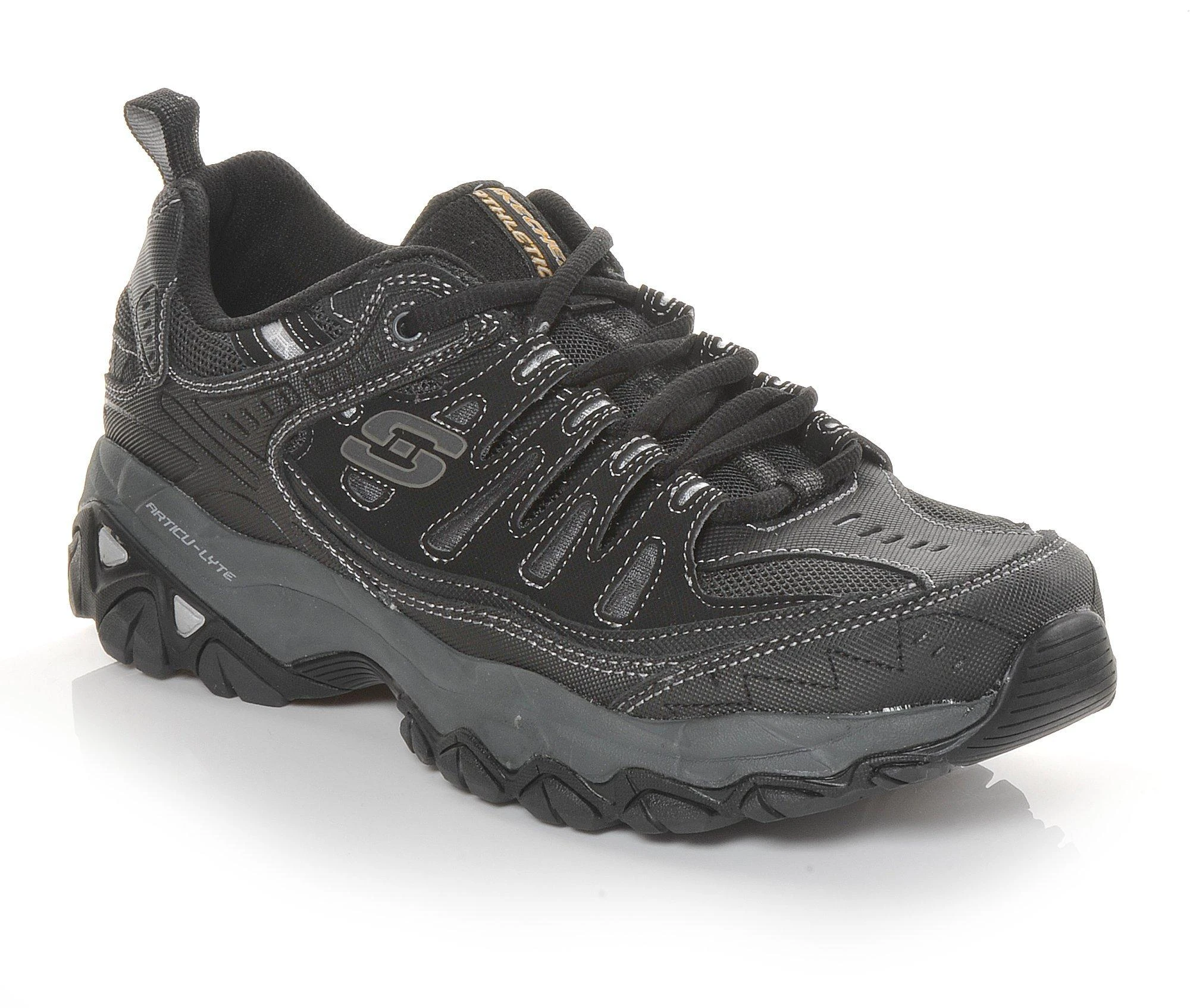 Men's Skechers Memory Fit 50125 Training Shoes Men's Skechers Memory Fit 50125 Training Shoes Black/Grey -Skechers Sales Store 2 528