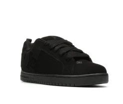Men's DC Court Graffik Skate Shoes Black/Black -Skechers Sales Store 2 562