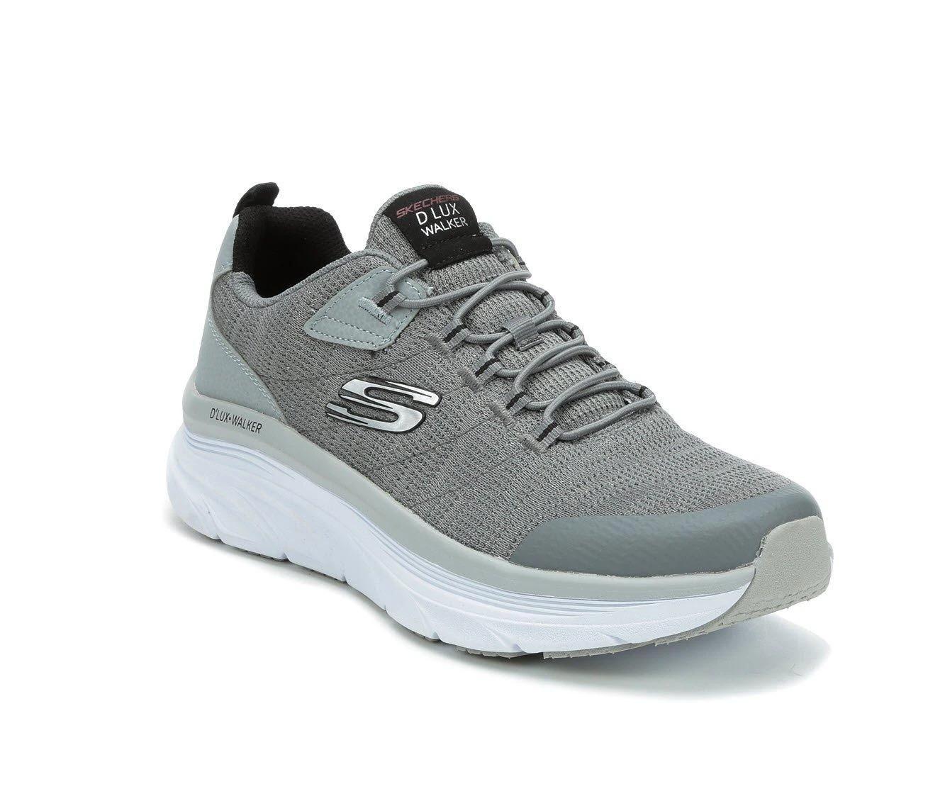 Men's Skechers 232045 D'Lux Walker Bungee Walking Shoes Men's Skechers 232045 D'Lux Walker Bungee Walking Shoes Grey -Skechers Sales Store 2 584
