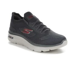 Men's Skechers 216083 Go Walk Hyper Burst Walking Shoes Charcoal/Red -Skechers Sales Store 2 587