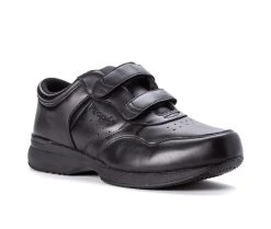 Men's Propet Life Walker Strap Sneakers Black -Skechers Sales Store 2 588