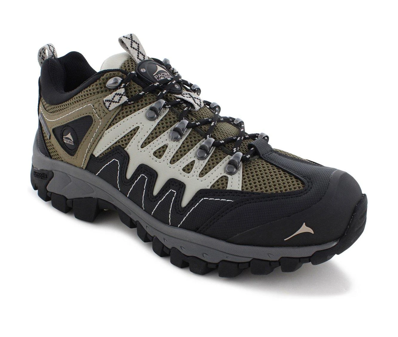 Men's Pacific Mountain Dutton Low Hiking Shoes Olive/Beige 5 Men's Pacific Mountain Dutton Low Hiking Shoes Olive/Beige - Image 3