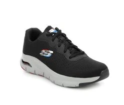 Men's Skechers 232303 Arch Fit Walking Shoes Black/White -Skechers Sales Store 2 643