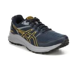 Men's ASICS Trail Scout Trail Running Shoes Navy/Yellow -Skechers Sales Store 2 73