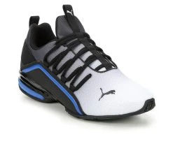 Men's Puma Axelion Fade 3 Sneakers Blk/Wht/Blu/Sil 4 Men's Puma Axelion Fade 3 Sneakers Blk/Wht/Blu/Sil -Skechers Sales Store 2 8