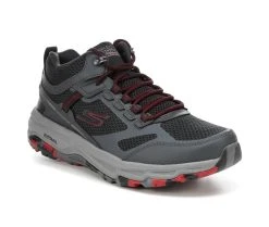 Men's Skechers 220597 Altitude Mid Trail Running Shoes Charcoal/Red -Skechers Sales Store 2 92