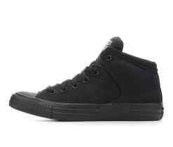 Adults' Converse Chuck Taylor All Star Foundation Hi Sneakers Black/Black -Skechers Sales Store 3 145