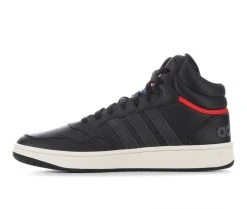 Men's Adidas Hoops 3.0 Mid Sneakers Black/Carbon 5 Men's Adidas Hoops 3.0 Mid Sneakers Black/Carbon -Skechers Sales Store 3 160