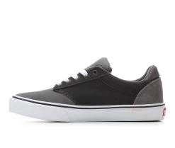 Men's Vans Atwood Deluxe Skate Shoes Suede Grey/Wht -Skechers Sales Store 3 174