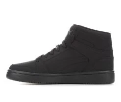 Men's Puma Rebound LayUp Buck High-Top Sneakers Black/Black -Skechers Sales Store 3 189