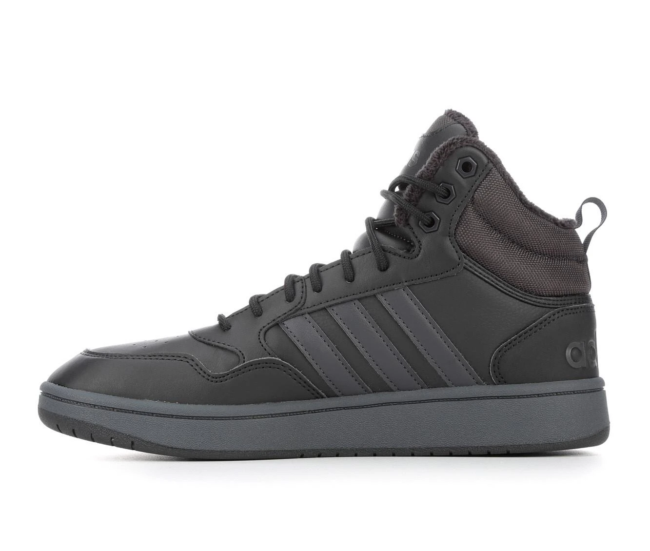 Men's Adidas Hoops 3.0 Mid Winterized Sustainable Sneakers Men's Adidas Hoops 3.0 Mid Winterized Sustainable Sneakers Black/Carbon -Skechers Sales Store 3 205