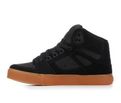 Men's DC Pure High Top WC Sustainable Skate Shoes Black/Gum -Skechers Sales Store 3 235