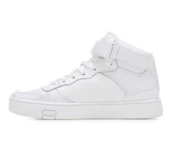 Men's Fila MGX-100 Mid Sneakers White Mono -Skechers Sales Store 3 248