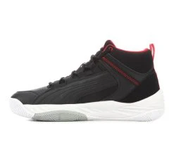 Men's Puma Rebound Future Evo Basketball Shoes Black/White/Red -Skechers Sales Store 3 253