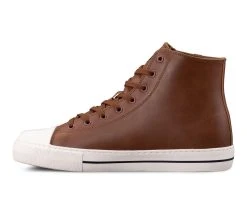 Men's Lugz Stagger Hi Lx High-Top Sneakers Chestnut/White -Skechers Sales Store 3 278