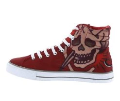 Men's Ed Hardy Tibby High-Top Casual Sneakers Red -Skechers Sales Store 3 330