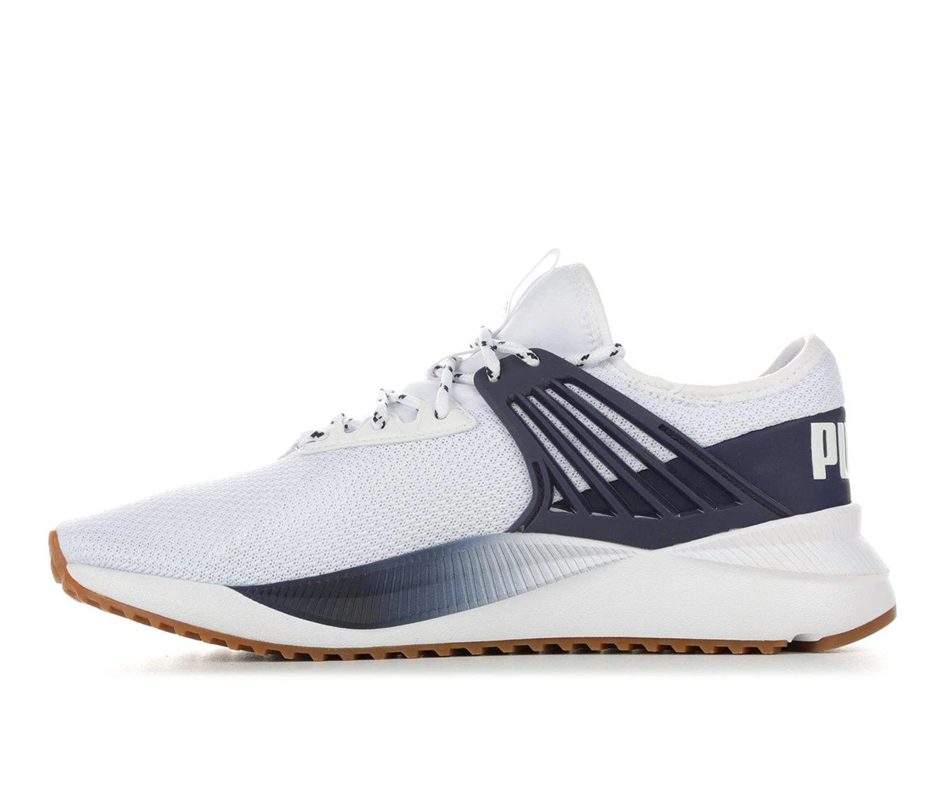 Men's Puma Pacer Future Alumni Slip-On Sneakers Navy/White 6 Men's Puma Pacer Future Alumni Slip-On Sneakers Navy/White - Image 4
