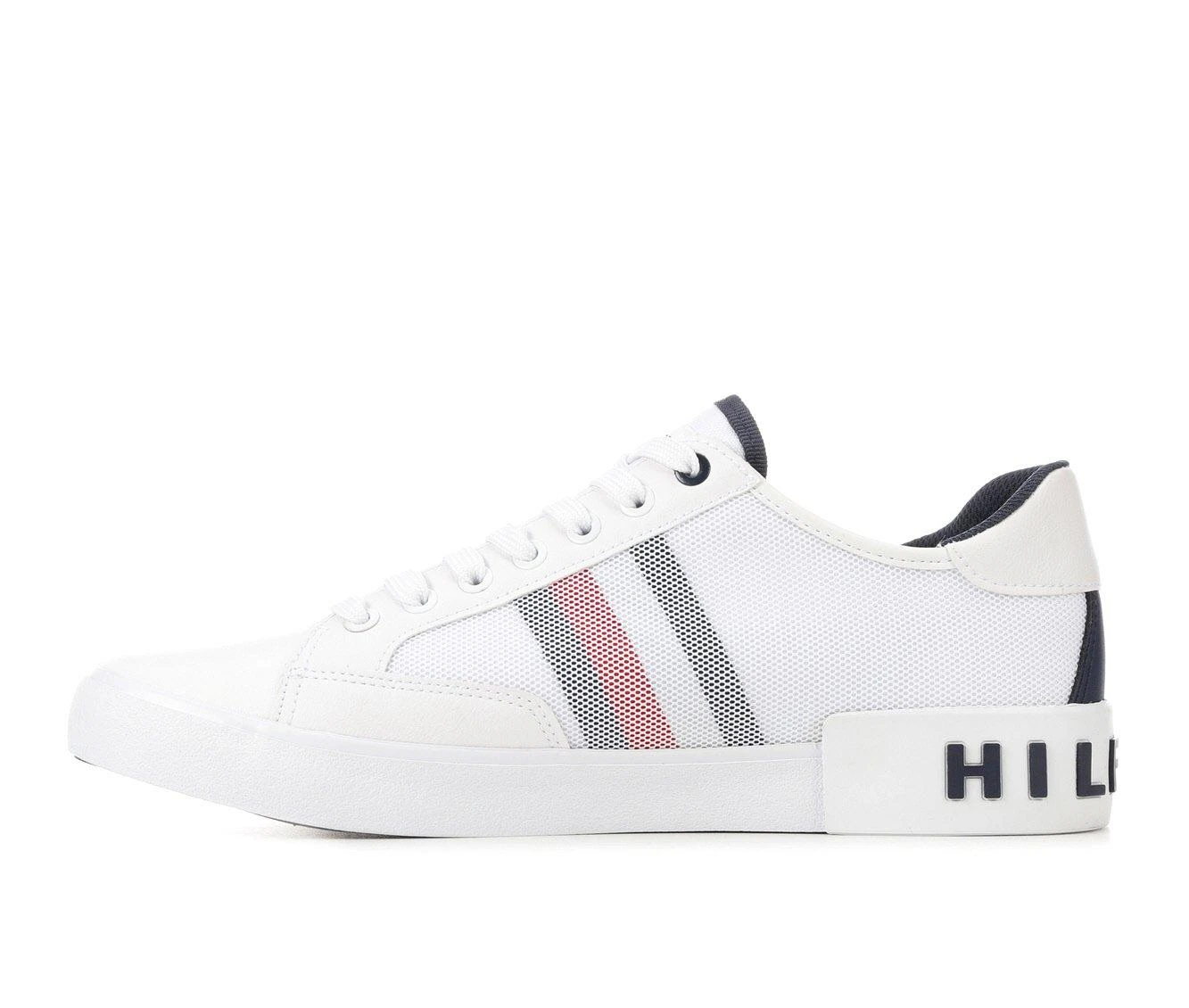Men's Tommy Hilfiger Rojo Sneakers Men's Tommy Hilfiger Rojo Sneakers White/Navy -Skechers Sales Store 3 357