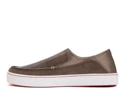 Men's MUK LUKS Park Place Slip-On Sneakers Grey -Skechers Sales Store 3 411