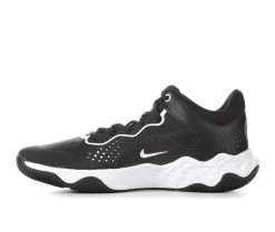 Men's Nike Fly By Mid III Basketball Shoes Black/White -Skechers Sales Store 3 493