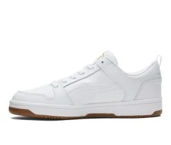 Men's Puma Rebound Layup Low L Sneakers White/Gum 5 Men's Puma Rebound Layup Low L Sneakers White/Gum -Skechers Sales Store 3 506