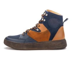 Men's Hybrid Green Label Globetrotter Boots Blue -Skechers Sales Store 3 553