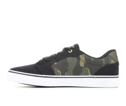 Men's DC Anvil TX Special Edition Skate Shoes Blk/Camo -Skechers Sales Store 3 567